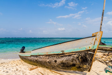 A typical view in the San Blas islands