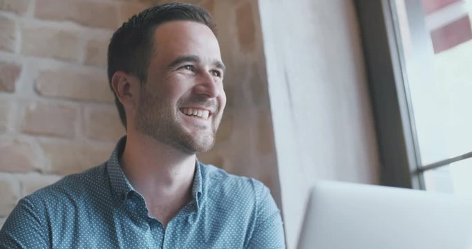 Young hr manager having an interview with candidate. Businessmen having negotiations over new business deal. Business, human resources concept 4k