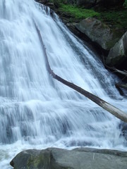 Detail of Brandywine Falls Ohio