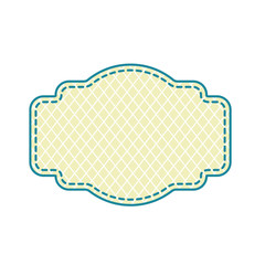 Vector of vintage frame set on pattern retro background. Cute frames for your design