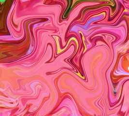Fototapeta premium Watercolor marble art. Liquid paint swirls. Colorful texture background. Multicolored wallpaper graphic design. Pattern for creating artworks and prints.