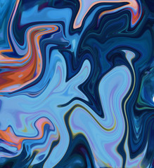 Watercolor marble art. Liquid paint swirls. Colorful texture background. Multicolored wallpaper graphic design. Pattern for creating artworks and prints.