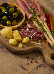 served antipasti