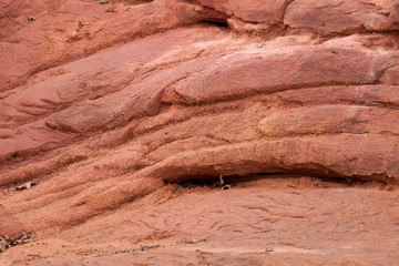 Sandstone layers erosion texture