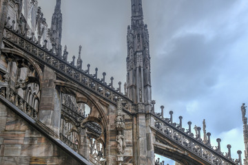 Fototapeta na wymiar Milan Cathedral - Italy