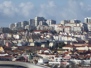 Lissabon  - Blick vom Tejo