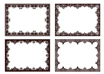 decorative frame in vintage style