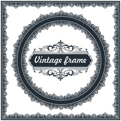 decorative circle frame