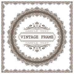 decorative circle frame