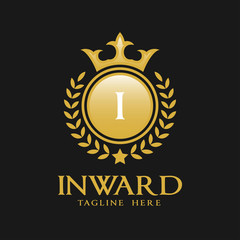 Fototapeta premium Letter i Logo - Classic Luxurious Style Logo Template