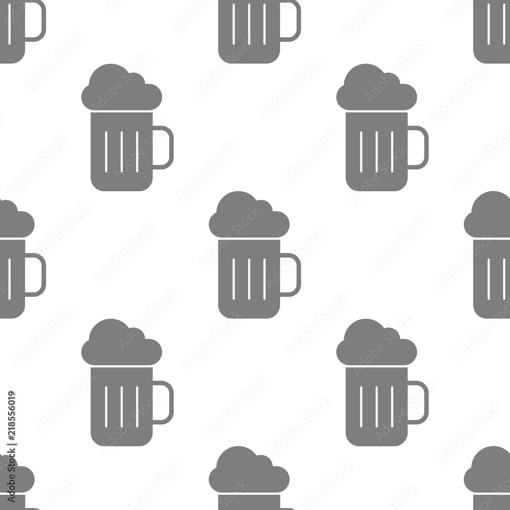 Poster gingerbread man icon. element of minimalistic icons for mobile concept and web apps. pattern repeat 