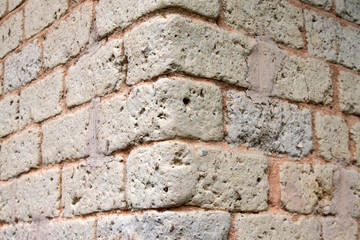 Adobe walls in an old building