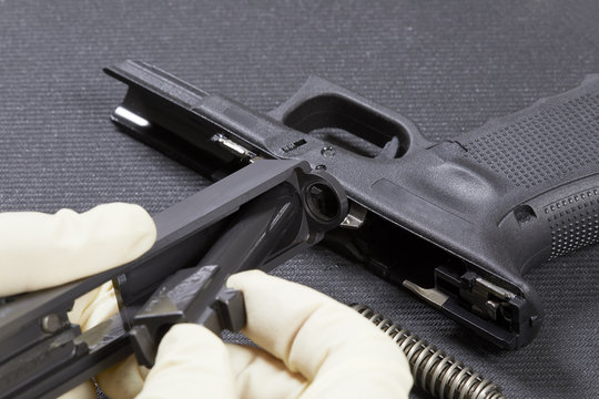 Disassembling a Pistol