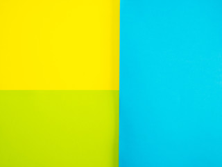 Fototapeta premium abstract colored paper blue green yellow background