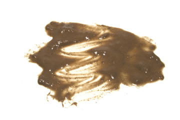 clay isolated on white background