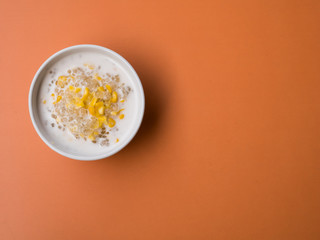 Thai dessert, tapioca pearls in coconut milk