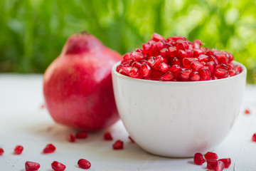Pomegranate fresh fruit