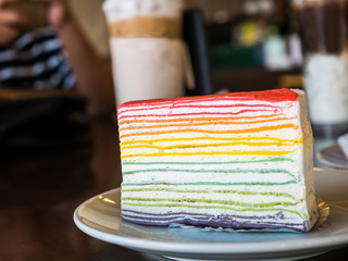 layer cake rainbow
