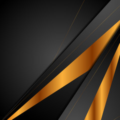 Black and bronze colors abstract modern background