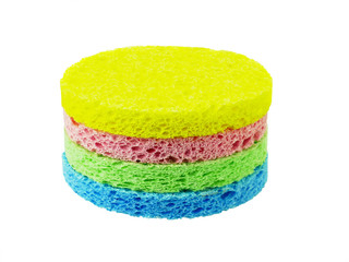 Make up for face Sponge on white background