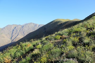 montagnes de Tochal, Iran