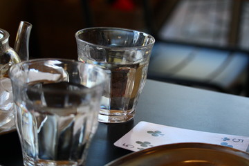 water glass cafe