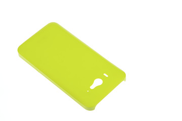 Yellow-green mobile phone shell