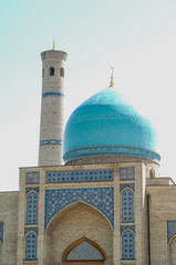 External review of restored architecture of ancient buildings in Tashkent, Uzbekistan