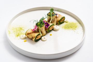 stuffed zucchini rolls