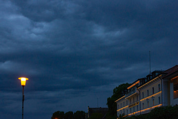 pier of city lindau harbour