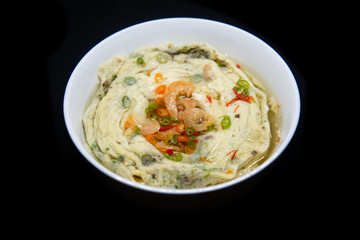 Thai Steamed Eggs or Kai Toon (In thai)