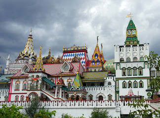 The reconstructed Palace of the Russian tsars 