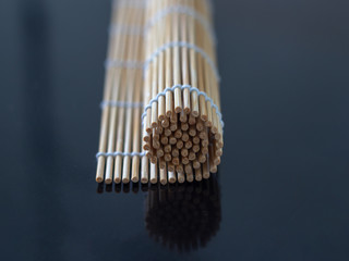 Rolled bamboo Mat