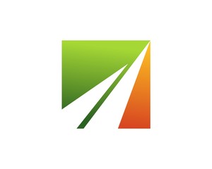 abstract road logo