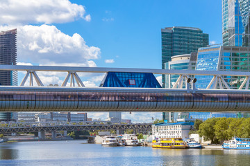 Fototapeta premium The bridge over the Moscow river