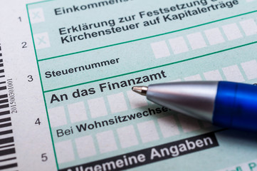 Finanzamt Steuererklärung 