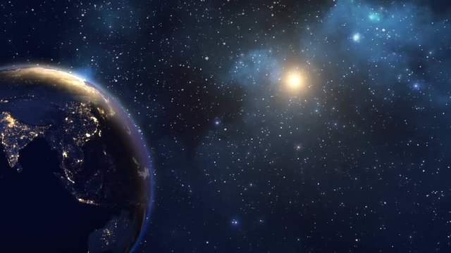 Earth Planet in Space