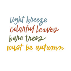 Autumn poem