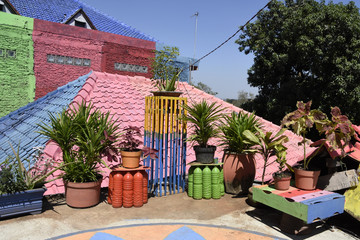 Rainbow Village in Semerang, Indonesia