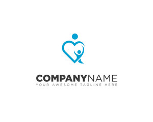 love care logo design