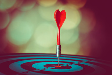 Bullseye is a target of business. Dart is an opportunity and Dartboard is the target and goal. So...