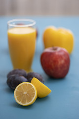 natural fruit and juice
