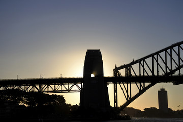 Sydney Harbour Bridge at Sunset
