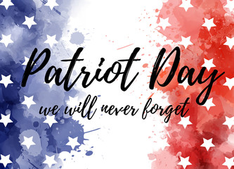 Naklejka na ściany i meble USA Patriot day background