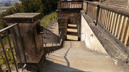 Fototapeta premium Treppe am Schloss in Dresden