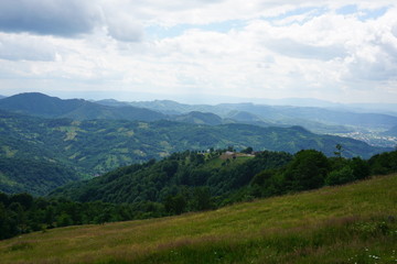 Mountain panoramic view
