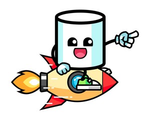 Marshmallow ride rocket