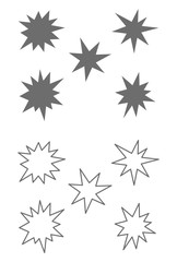 starburst splash icon