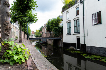 Fototapeta na wymiar Small Dutch canal
