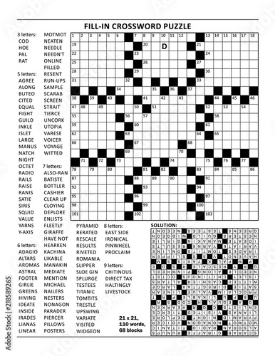 fill in the blanks crossword puzzle with american style grid of blank crossword puzzle grids printable